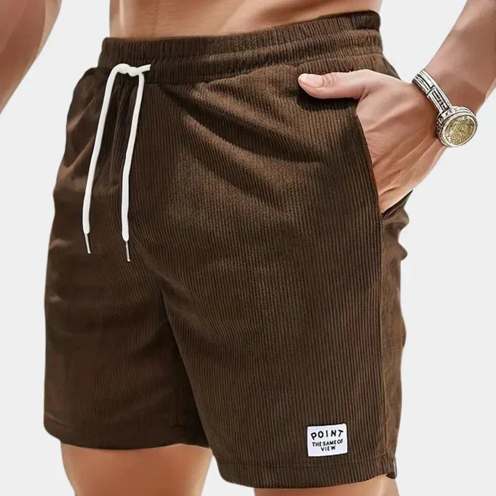 Premium lichtgewicht fluwelen shorts voor heren voor casual comfort en stijl