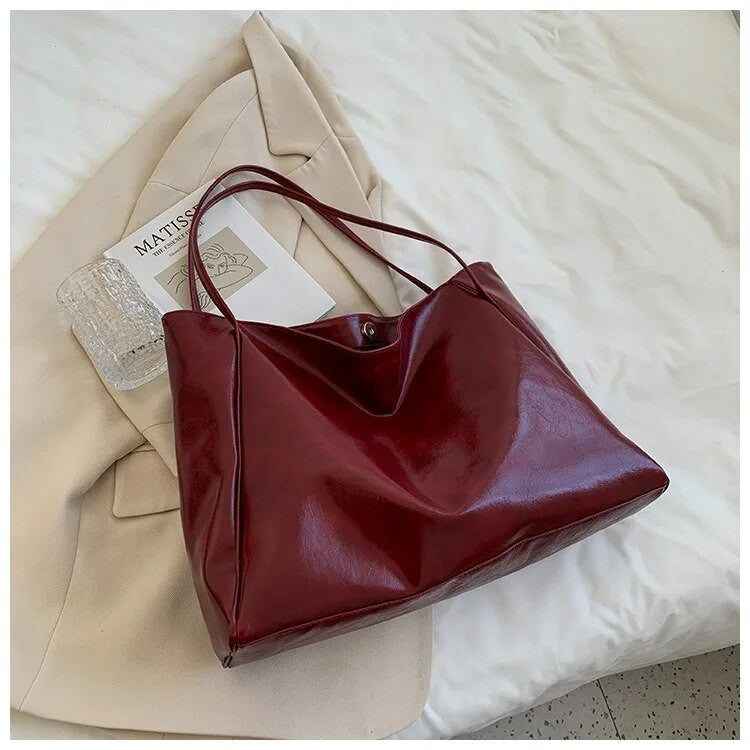 Grote leren crossbodytas voor dames – chic, ruim en praktisch
