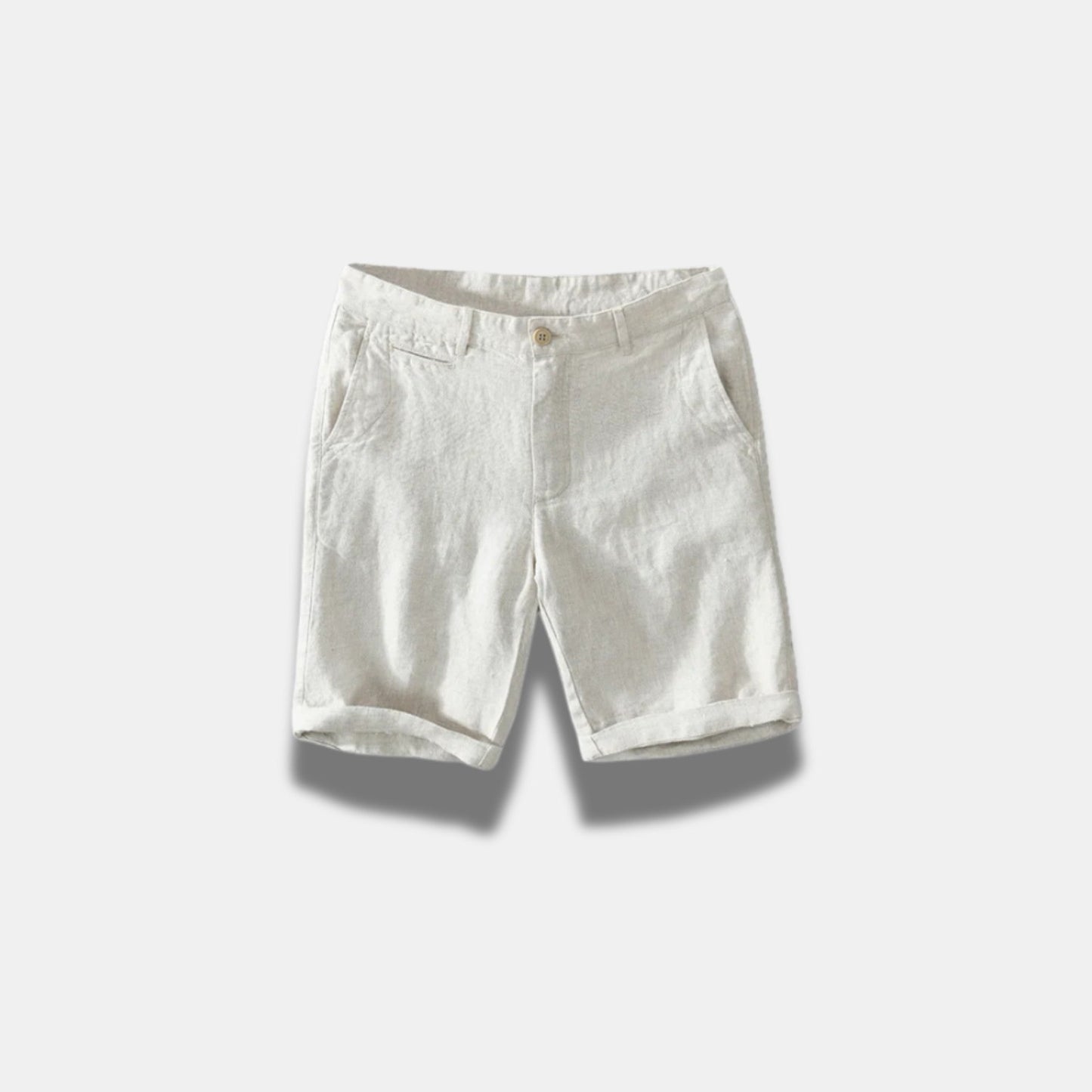 Heren linnen shorts – lichtgewicht luxe voor verfijnde zomerdagen