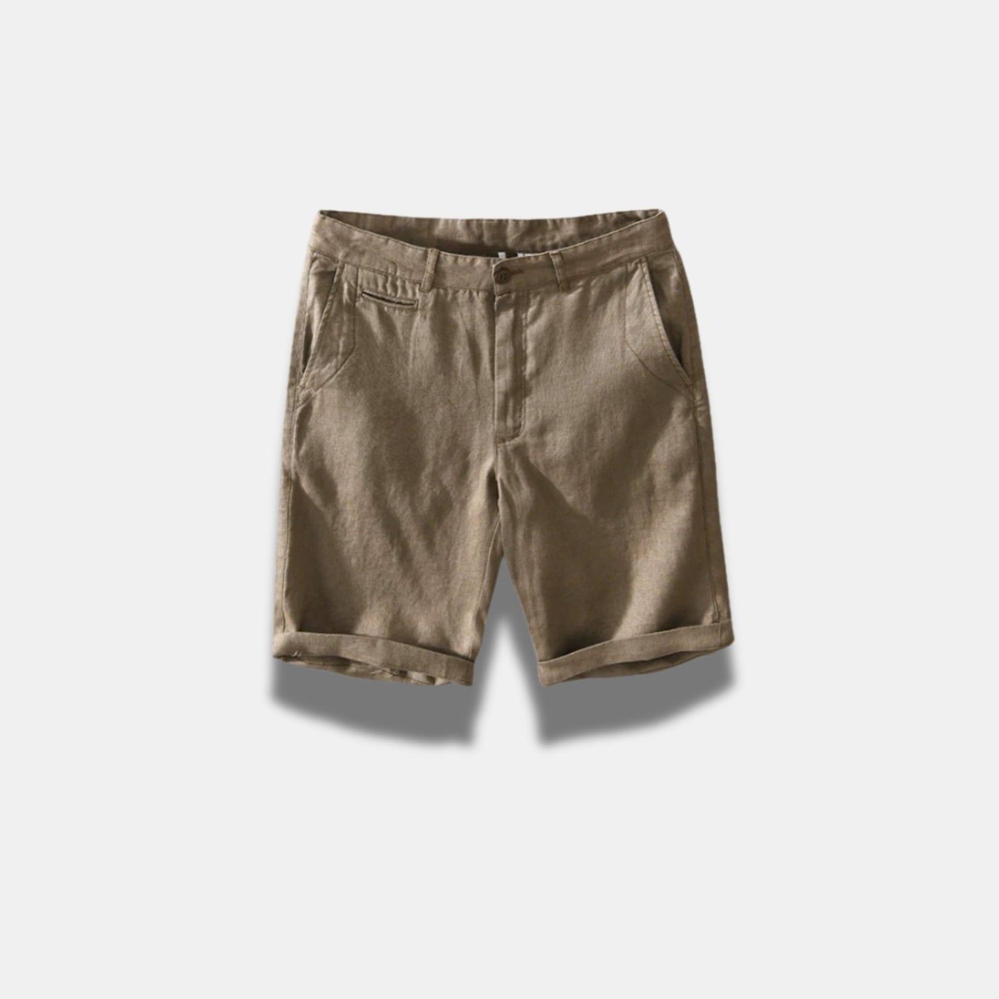 Heren linnen shorts – lichtgewicht luxe voor verfijnde zomerdagen