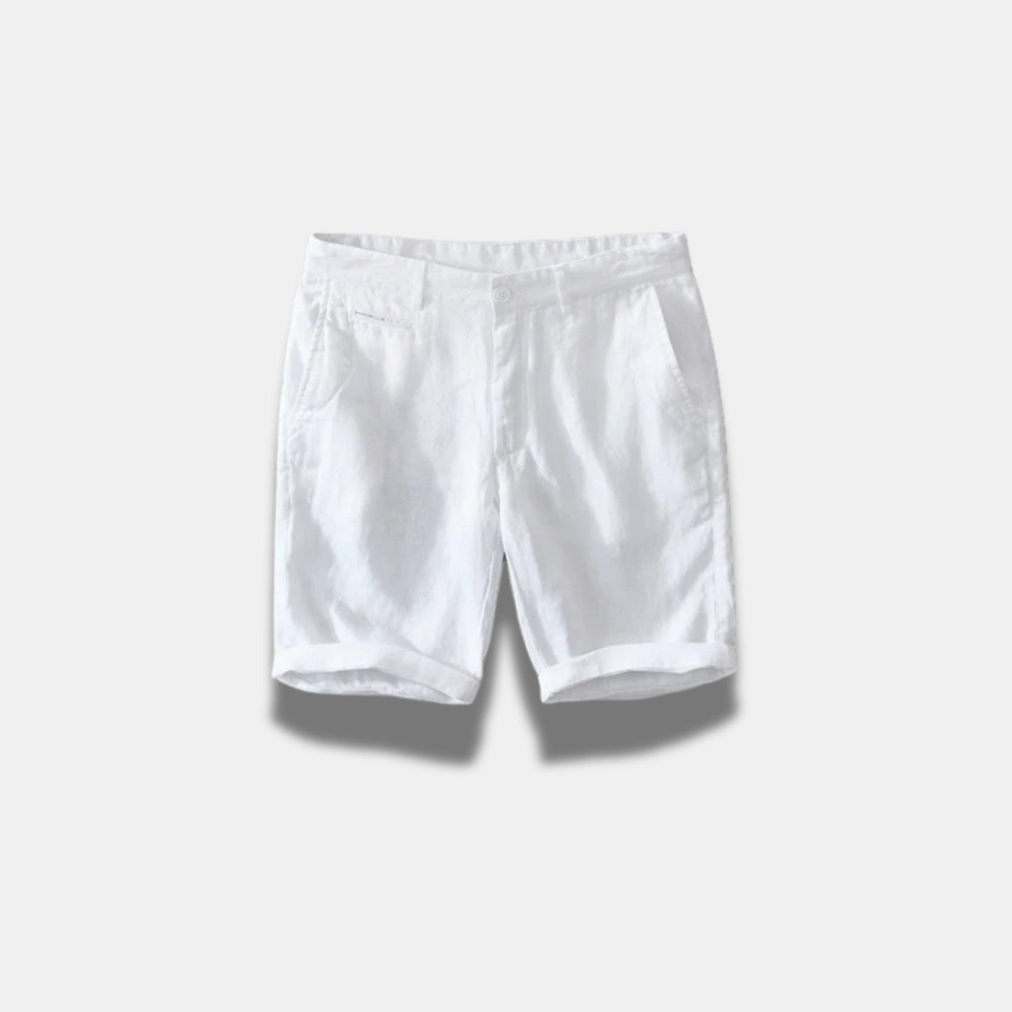 Heren linnen shorts – lichtgewicht luxe voor verfijnde zomerdagen