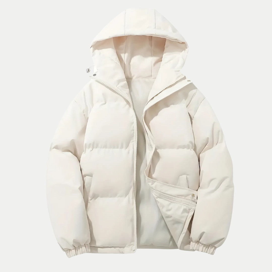 Heren winterbomberjack met capuchon – Klassieke warmte en stedelijke functionaliteit