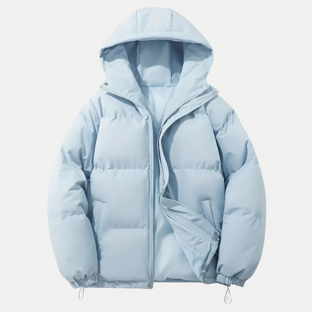 Heren winterbomberjack met capuchon – Klassieke warmte en stedelijke functionaliteit