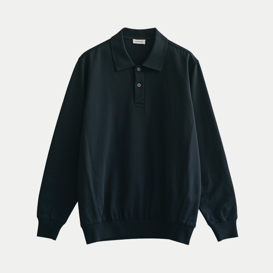 Herentrui met stijlvolle kraag – Strak comfort voor verfijnde looks