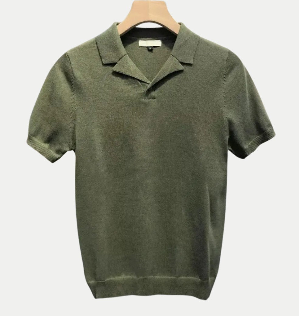 Klassiek donkergroen poloshirt voor heren – tijdloos, ademend en veelzijdig