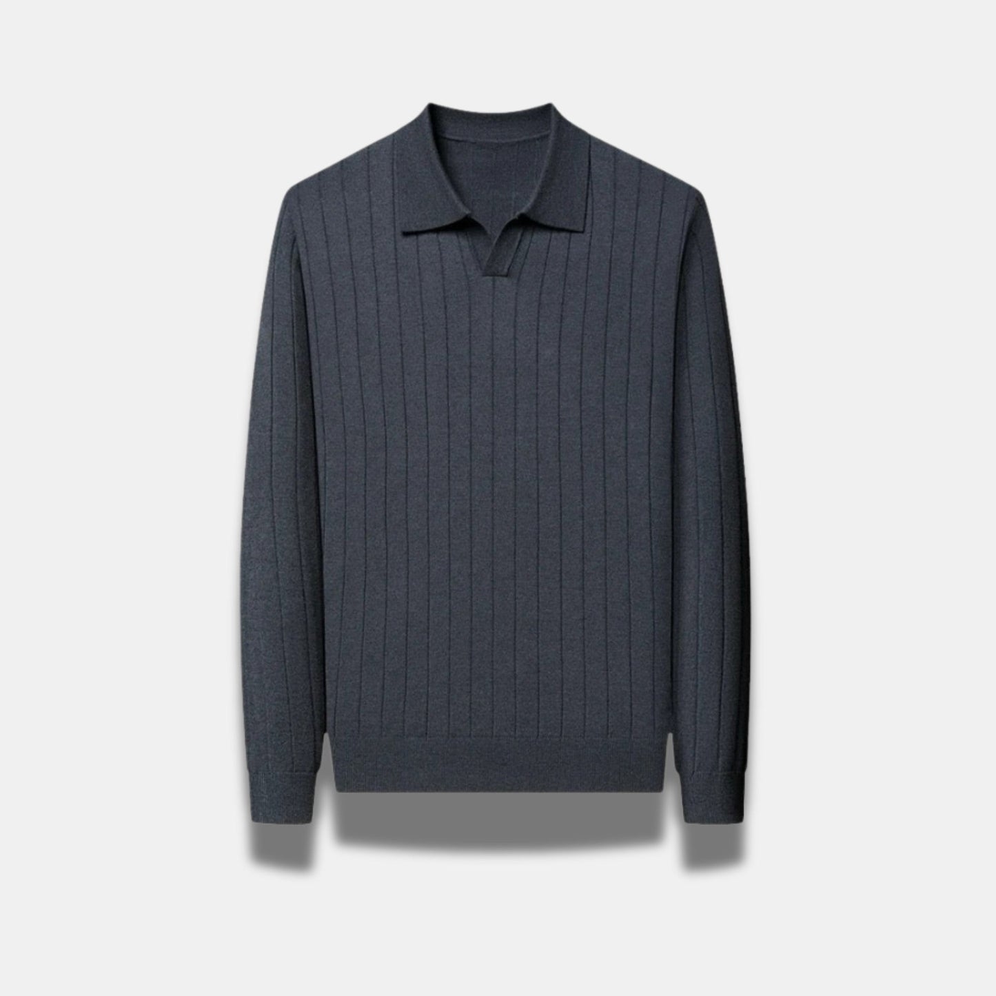 Poloshirt met lange mouwen voor heren – verfijnd comfort en tijdloze stijl