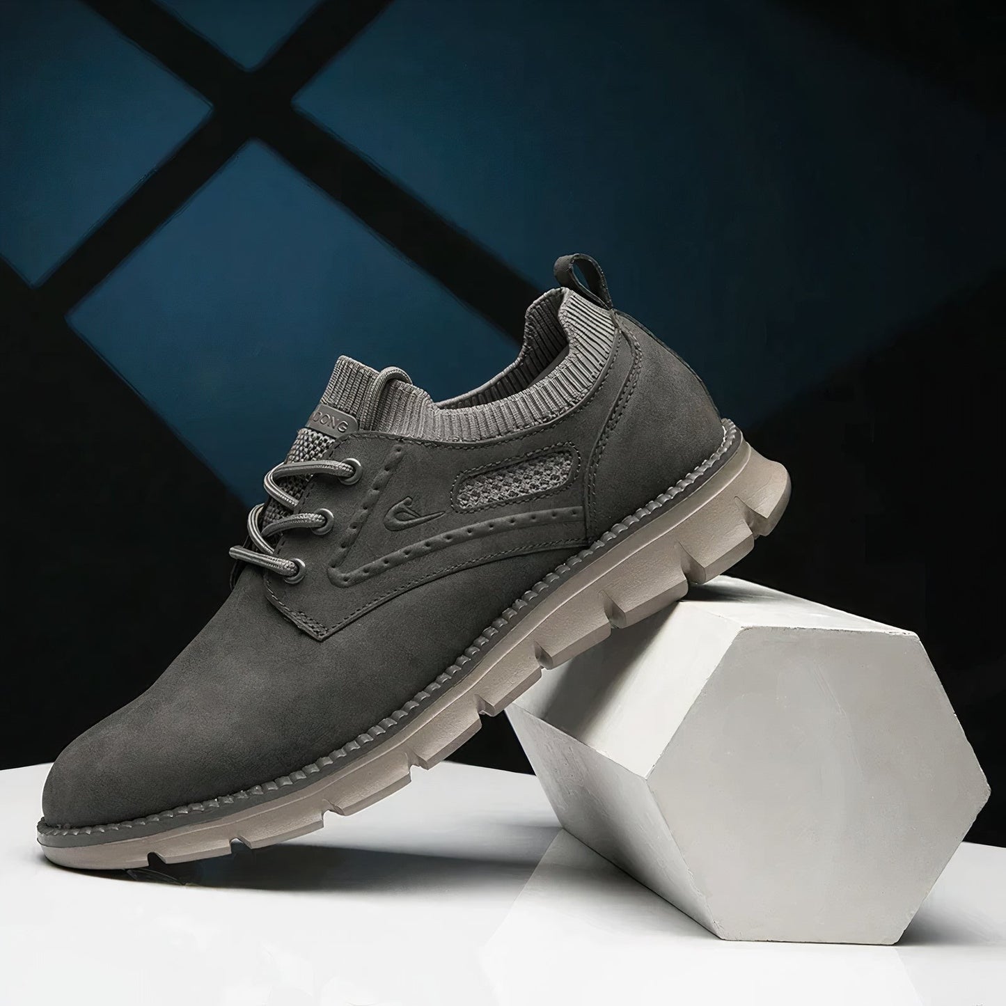Premium leren veterschoenen voor heren voor comfort en stijl de hele dag