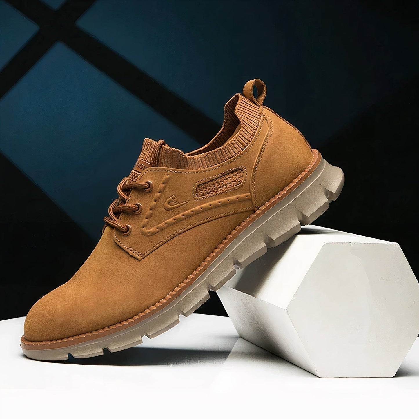 Premium leren veterschoenen voor heren voor comfort en stijl de hele dag
