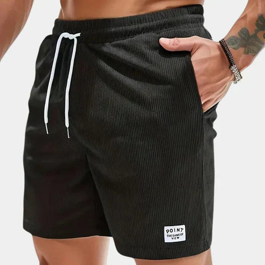 Premium lichtgewicht fluwelen shorts voor heren voor casual comfort en stijl