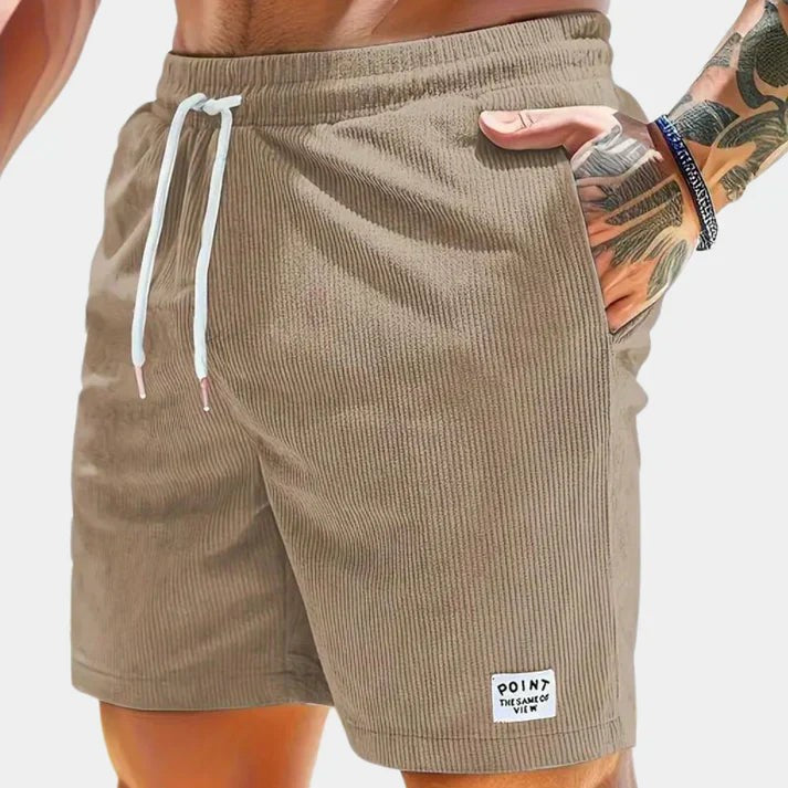 Premium lichtgewicht fluwelen shorts voor heren voor casual comfort en stijl