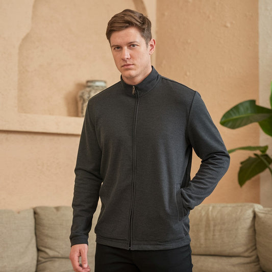 Premium zacht en duurzaam herenvest – klassieke pasvorm, de hele dag comfort